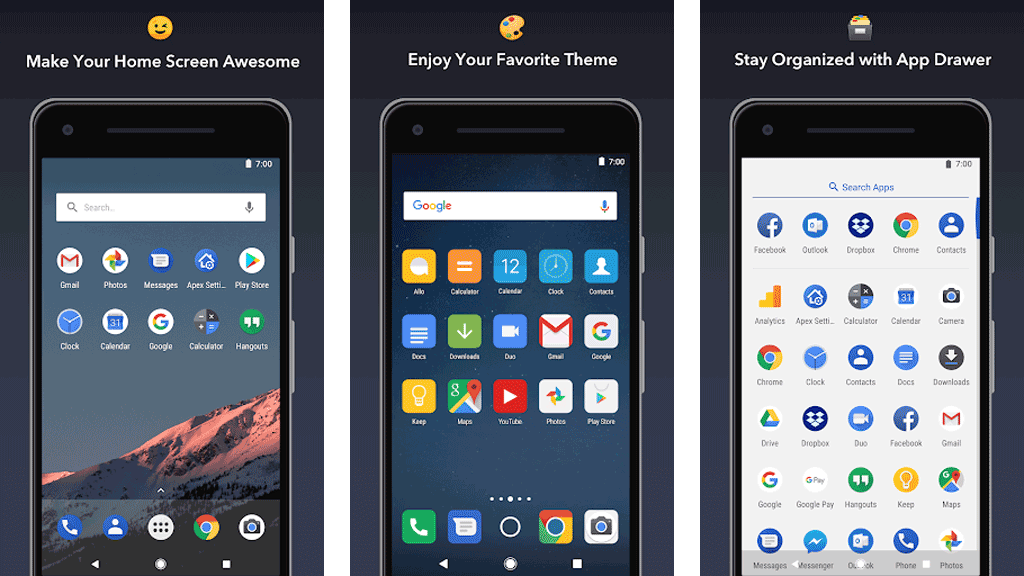 Apex Launcher one of the top Android launchers