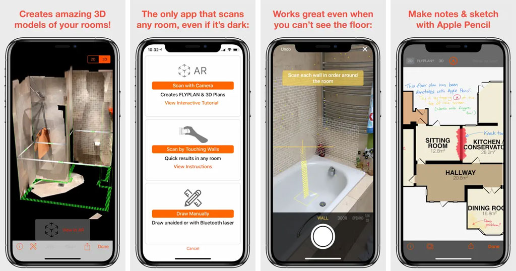 Roomscan Pro is one of the best measurement apps for iPhone