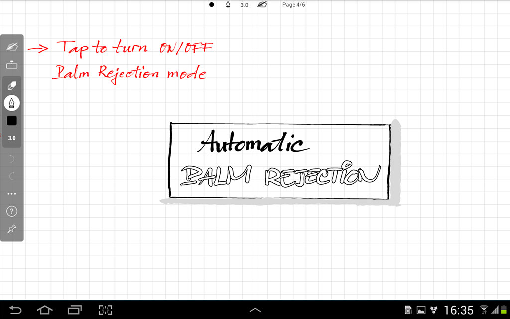 Inkredible handwriting Android app