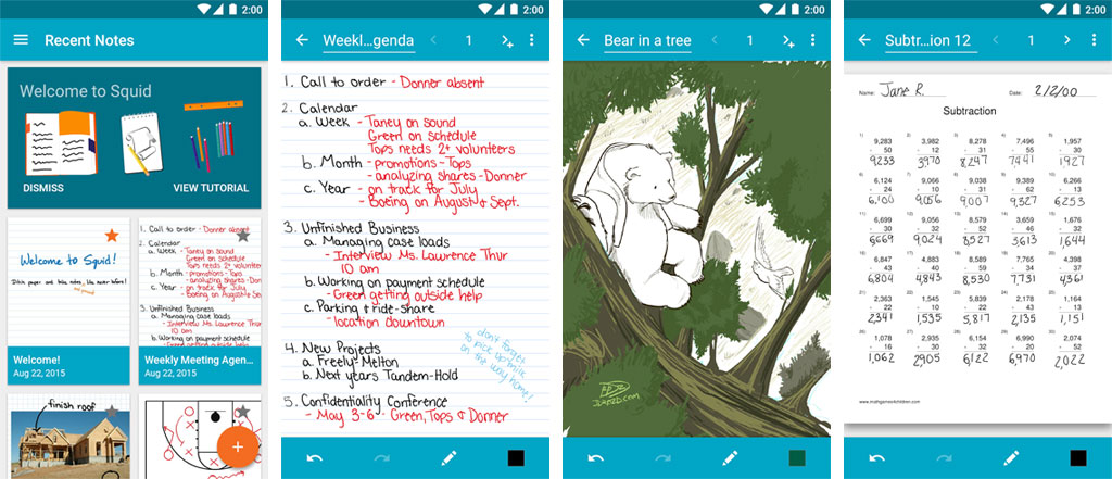 Squid is among the best handwriting apps on Android phones